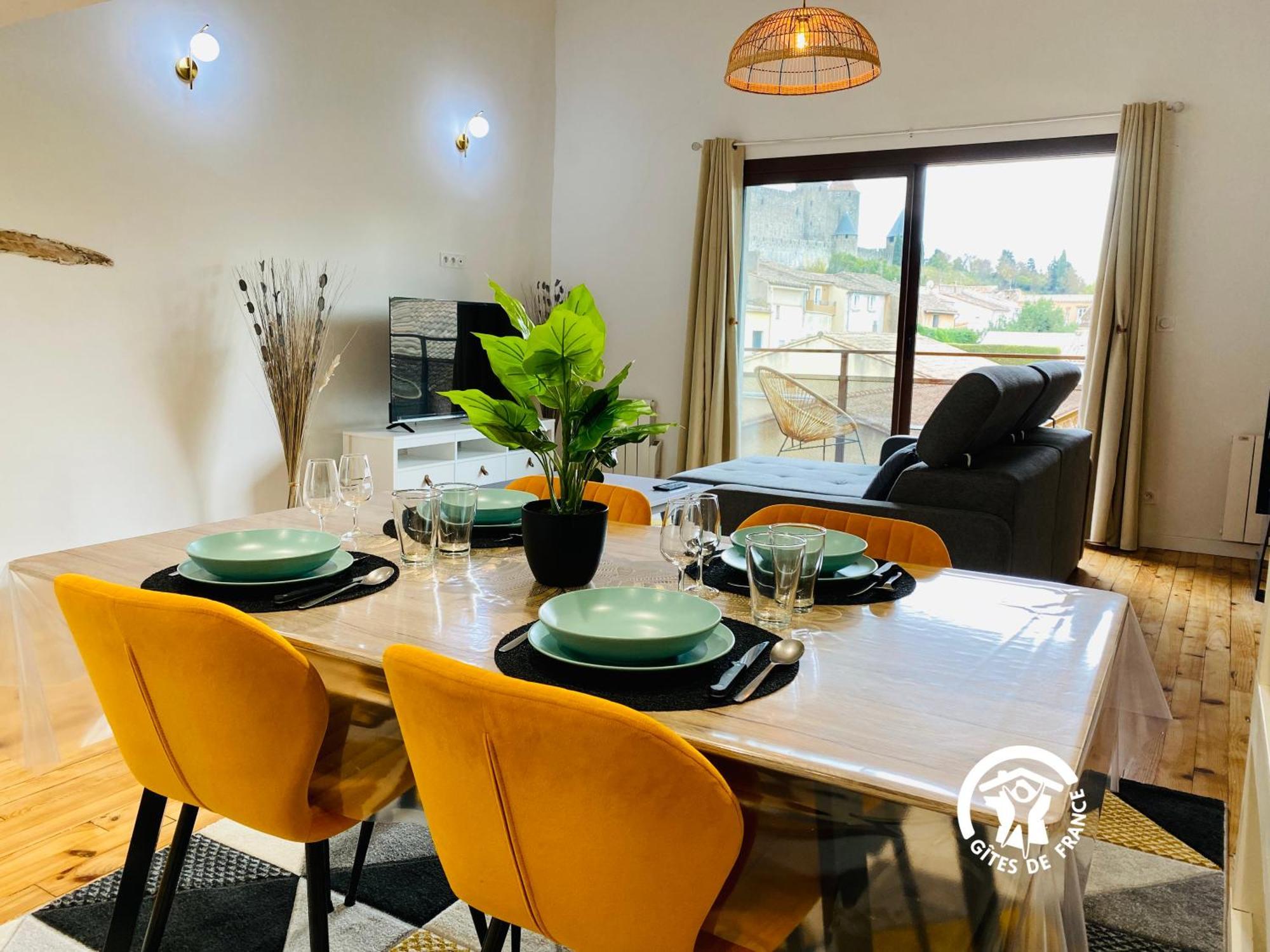 Loft Cocon Climatise - Imprenable Vue Sur Le Chateau Comtal Carcassonne Exteriér fotografie